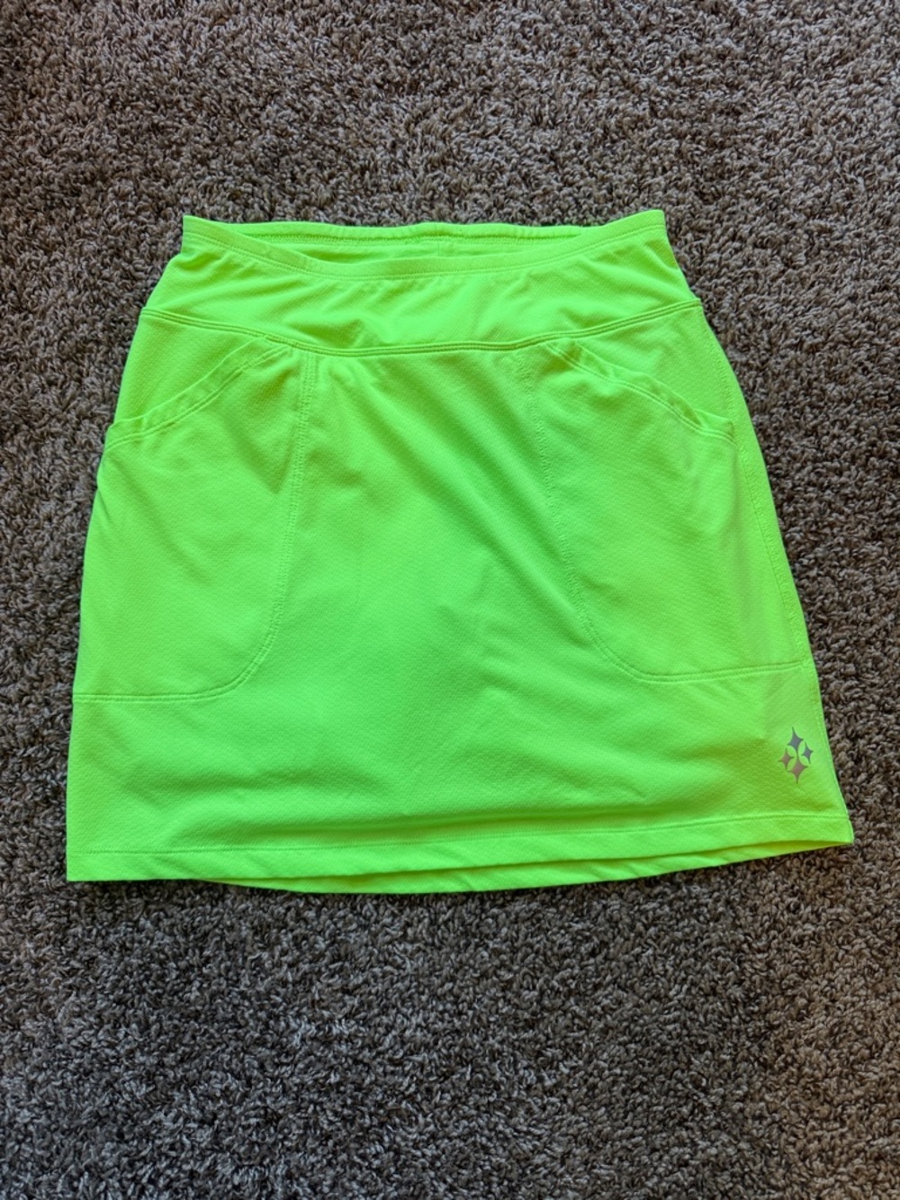 JoFit Neon Green Athletic Golf Skort - XS